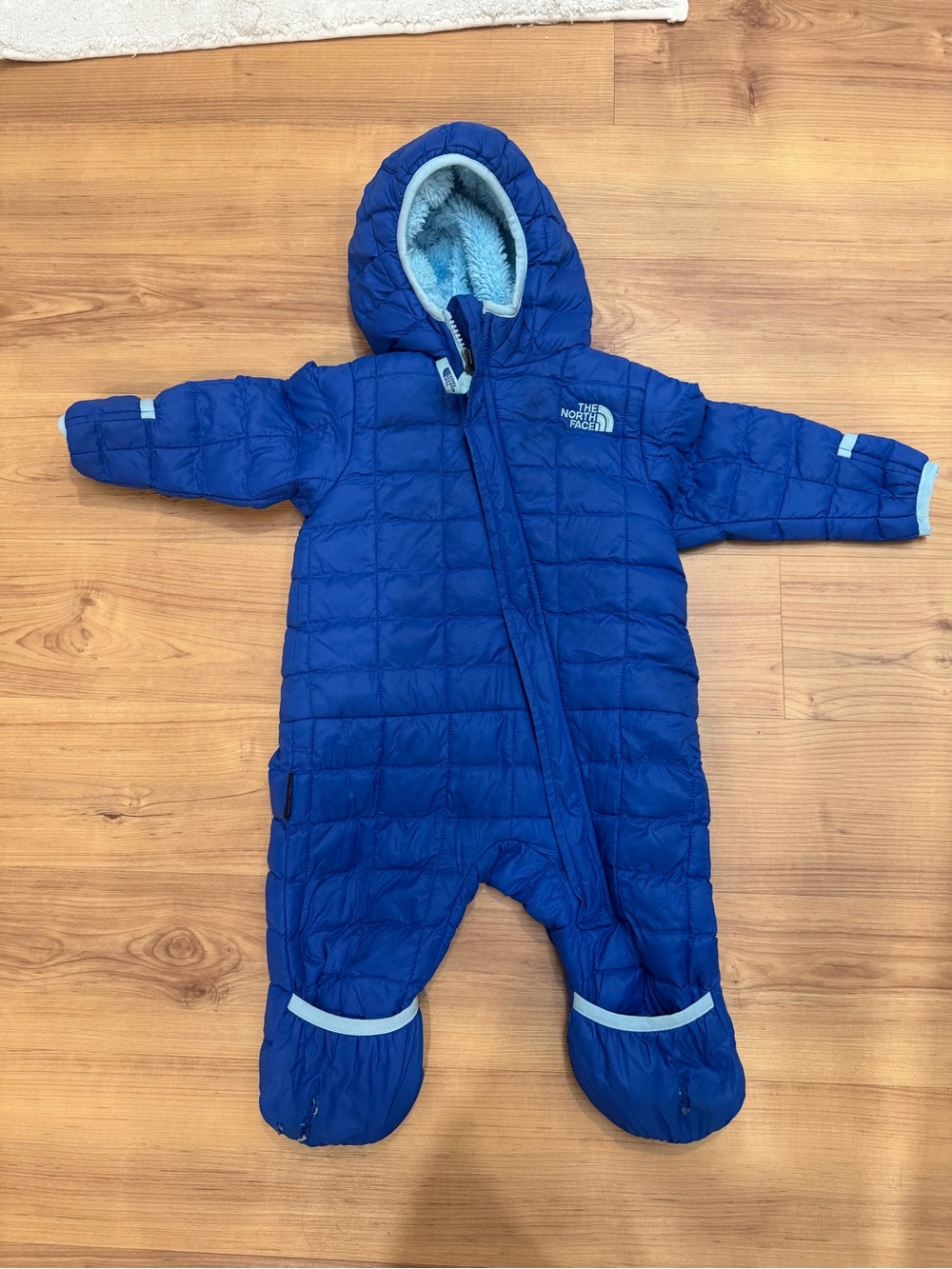 The North Face Baby ThermoBall Eco Bunting One-Piece Suit Royal Blue 3-6M